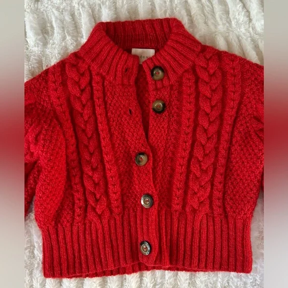 Doen Hermione Sweater in Red - Picture 2 of 15